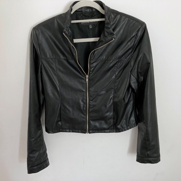 Caroline Morgan faux leather jacket - Picture 2 of 9